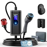 bokman Typ 2 Ladekabel mit CEE Stecker, 5 Meter | 6-16A | 11kW | 3-Phasig | IP65...