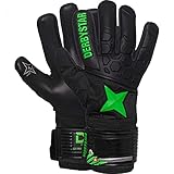 Derbystar Optimus Torwarthandschuhe Unisex, schwarz Gruen, 10 (XL)