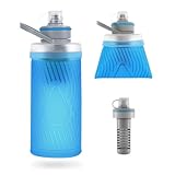 joypur Trinkflasche mit Filter - Faltbare Wasserfilter Outdoor Survival...