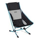 Helinox Beach Chair | Leichter, kompakter, Faltbarer tiefer Campingstuhl (Black...