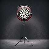 SOLLA Dartboard Stand, Ständer für Dartscheiben, Tragbares Stativ für...