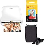 KODAK Step Printer Drahtloser mobiler Farbig Fotodrucker mit Zink-Technologie...