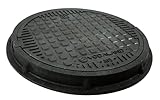 Megaa store Schachtabdeckung Kanaldeckel Schachtdeckel DN600 KL.A15 Gully...