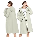 LAMA Regenmantel Wasserdicht Regenponcho Unisex Regenjacke Atmungsaktiv...