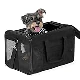 Conlun Hundetransportbox Weichseitig, Große Tasche für Katzen mit Innenleine,...