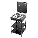 Tagtuell 4 Flammiger Gaskocher, Campingkocher, Propangas | Kochfeld mit...