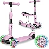 Ricokids 3-in-1-Laufroller für Kinder – Roller DREI Rollen - Kinderroller 3...