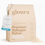 Gloura Collagen Pulver Premium [500g] - 100 % reines Collagen Hydrolysat,...
