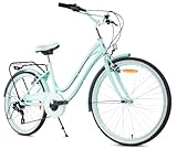 sun baby Mädchenfahrrad 24 Zoll Heart Bike Minze, Kinderfahrrad für 8-12...