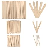 300 Stück Holzspatel für Haarentfernung, 3 Größen Mundspatel Holz,...