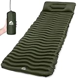 Unigear 500g ultraleichte Isomatte Camping Kleines Packmaß, Aufblasbare...