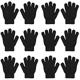 QKURT 6 Paare Magic Stretch Handschuhe - Vollfinger Winter Handschuhe für...