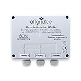 Offgridtec Umschaltstation für Netzvorrangschaltung USV Betrieb US-16 230V 16A...