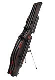 Rutenfutteral 3 Fächer versteifte Rutentasche Futteral mit Ständer (160cm / 3...