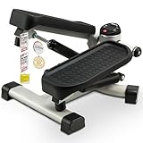 SportPlus 2-in-1 Mini-Stepper mit patentierter Umschalttechnik, Swing-Stepper...