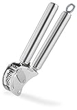 RÖSLE Knoblauchpresse mit Abstreifer, Presse in Profi-Qualität für Ingwer und...