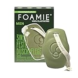 Foamie 3in1 Feste Dusche Männer, Hanfsamen & Zedernholz-Öl, Körper, Gesicht,...