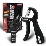 KIMATRA 2-teiliges Griffkraft Trainer Set von 5kg bis 60kg - Handtrainer Set...