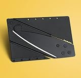 PRECORN Kreditkarten-Messer schwarz Faltmesser Klappmesser Camping-Messer...