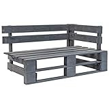 Myheimly Holz Gartenbank für den Innen- und Außenbereich Eckbank Holzbank...