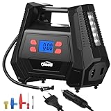 Oasser Luftkompressor Kompressor 12V 230V Kompressor für Autoreifen AC DC 2in1...