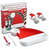 YCSYHQQX Weihnachtsgeschirr Set, 5 Stück Baby Geschirrset, Silikon...