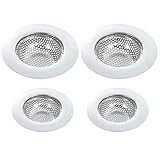 4 Stück Edelstahl Räuchersieb Set - 2 Größen (Ø 11.5 & 7,5 cm) - Feines...