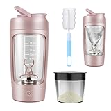 Calenxy 650ML Shaker Elektrisch Shaker mit Pulverfach, Eiweiß Shakers Flasche,...