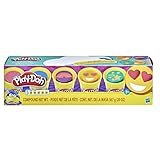 Play-Doh Fröhliche Farben Knetpack, 5er-Pack Knete mit 3 Emoji-Dosen für...