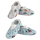 JYNXOR 2 Paar Wiederverwendbare Schuhüberzieher mit Rutschfester Sohle,...