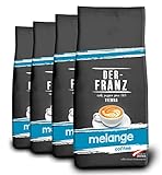 Der-Franz Melange Kaffee, Intensität 3/5, 100% Arabica, ganze Kaffeebohnen,...
