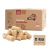 Heumüller Holzwolle 5 kg (ca. 400 Stück) Holzwolle-Anzünder Kaminanzünder |...