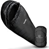 WALDNER Daunenschlafsack Ultraleicht, kleines Packmaß, 3 Jahreszeiten, Sommer &...