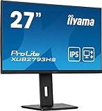 iiyama ProLite XUB2793HS-B5 68,5cm 27' IPS LED-Monitor Full-HD HDMI DisplayPort...