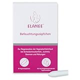 ELANEE Befeuchtungszäpfchen [10 Zäpfchen] Vaginalzäpfchen bei...