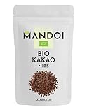 Mandoi Bio Kakaonibs 1kg, aus ökologischem Anbau, besonders hochwertige Kakao...