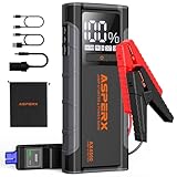 AsperX Starthilfe Powerbank 4500A 12V(Bis zu Alle Benzin oder 10,0 L Diesel)...