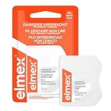 elmex Zahnseide 50m – gewachstes Zahnband für eine gründliche Zahnreinigung...
