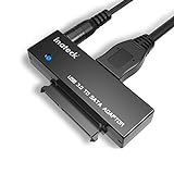 Inateck USB 3.0 zu SATA Konverter Adapter für 2.5/3.5 Zoll Laufwerke HDD SSD...