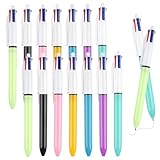 Maxmoc 14 Stück 4 Farben Kugelschreiber, 4-in-1 Einziehbarer...