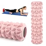 Faszienrolle mit 3D-Texturmassage,Foam Roller,Fitness-Rolle,Hartschaumrolle zur...