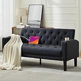 GRAVFORCE Sofa 2 Sitzer Couch mit 2 Ladeports und 2 Becherhaltern 157cm 2er Sofa...