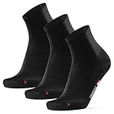 DANISH ENDURANCE Quarter Pro Sportsocken, Laufsocken für Damen und Herren 3...