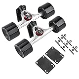Masyrt Truck-Combo-Set, 2-teiliges -Longboard-Truck-Combo-Set mit Rad-Riser-Pad,...