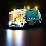 cooldac Led Licht Kit für Lego 60386 City Müllabfuhr Müllwagen mit...