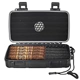 Zigarren Humidor Wasserdichter, Zigarren Humidor Reise Travel Case, Zigarren...