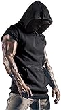 Cabeen Herren Sport Tank Top Workout Muskelshirts Fitness Gym Ärmellose Hoodie...