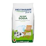 HEITMANN pure Reine Soda | Natürliches Reinigungspulver für Haushalt, Wäsche...