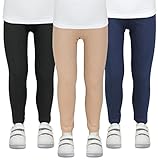 TupTam Mädchen Leggings Herbst Leggins Winterleggings Thermoleggins 3er Pack,...