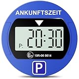 Warmfay® Elektronische Parkscheibe mit Zulassung vom KBA, Automatische Digitale...